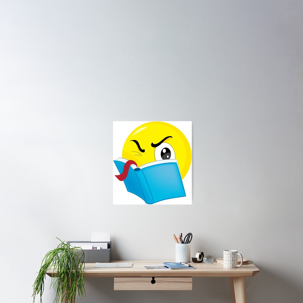 emoticon read Poster
