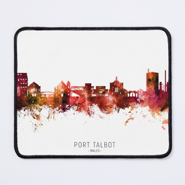 Item preview, Port Talbot Wales Skyline designed and sold by ArtPrints.