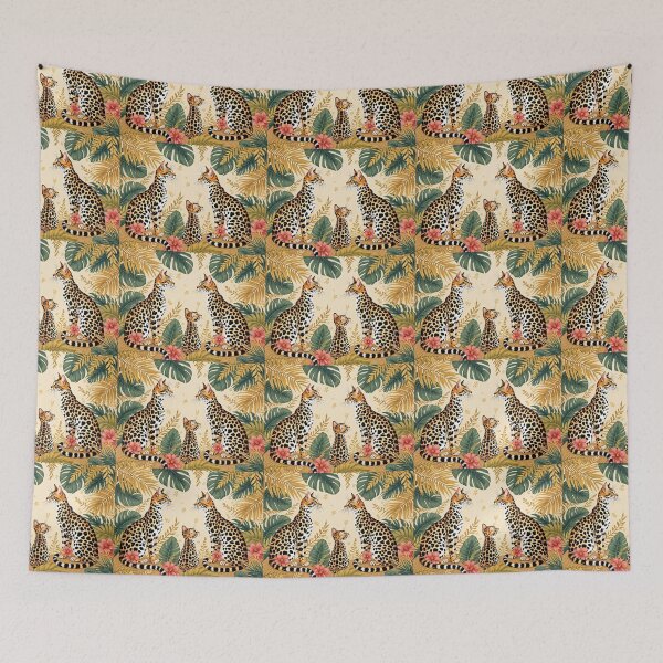 Item preview, Elegant Bengal Cat Background with Creative Flair designed and sold by AlwaysHome.