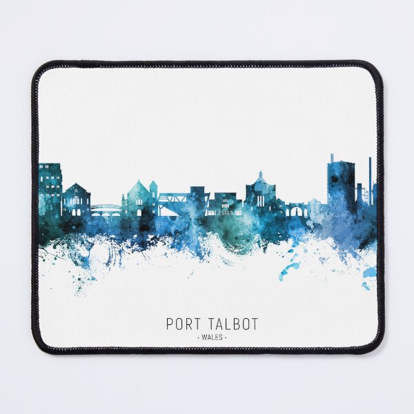Item preview, Port Talbot Wales Skyline designed and sold by ArtPrints.