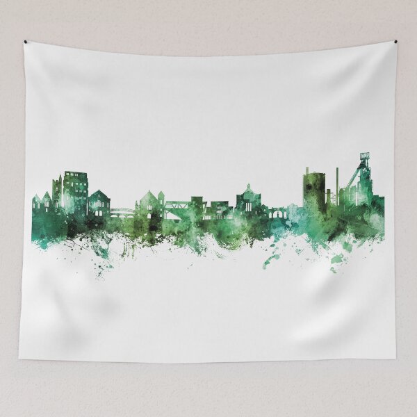 Item preview, Port Talbot Wales Skyline designed and sold by ArtPrints.