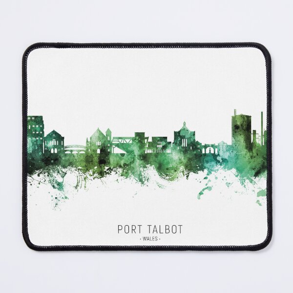 Item preview, Port Talbot Wales Skyline designed and sold by ArtPrints.