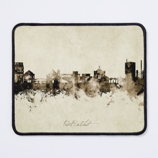Item preview, Port Talbot Wales Skyline designed and sold by ArtPrints.