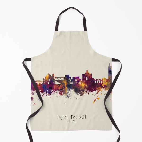 Item preview, Port Talbot Wales Skyline designed and sold by ArtPrints.