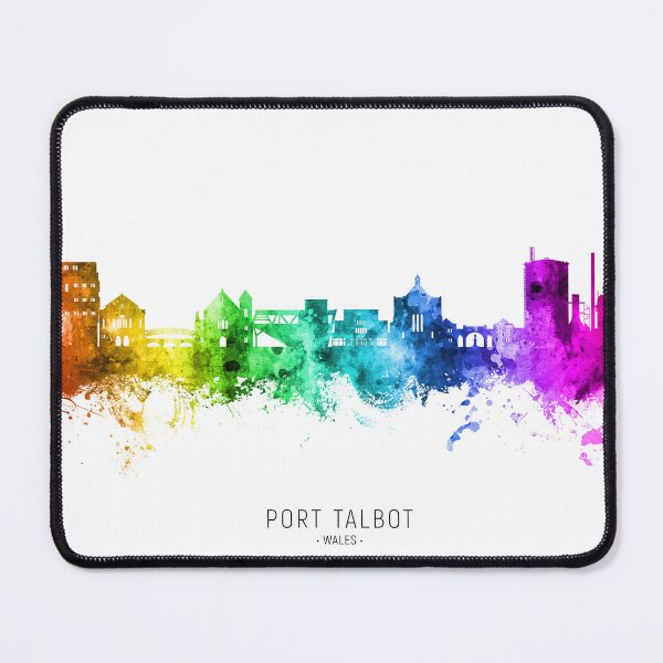 Item preview, Port Talbot Wales Skyline designed and sold by ArtPrints.