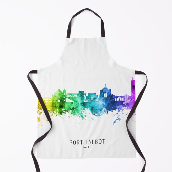 Item preview, Port Talbot Wales Skyline designed and sold by ArtPrints.