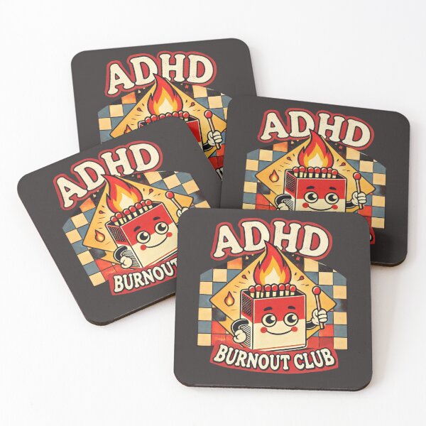 Item preview, ADHD burnout club  designed and sold by riadesignstore.