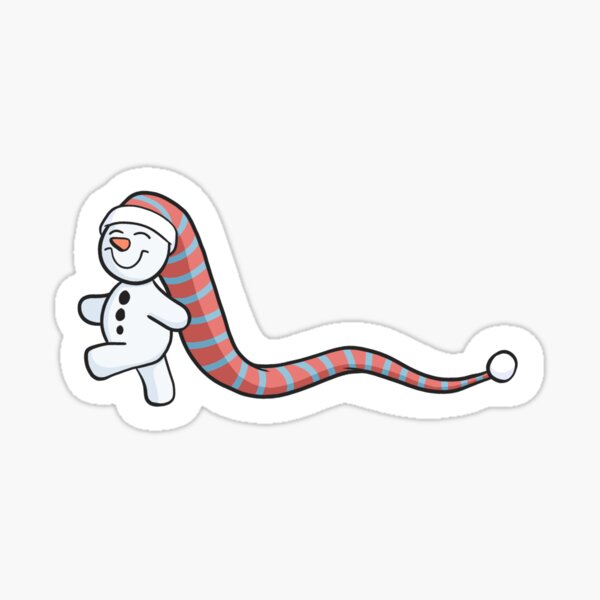 Aperçu de l'œuvre Bonhomme de neige avec un bonnet de Noël créée et vendue par TwinkyDink18.