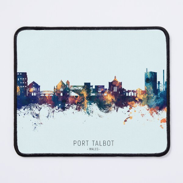 Item preview, Port Talbot Wales Skyline designed and sold by ArtPrints.