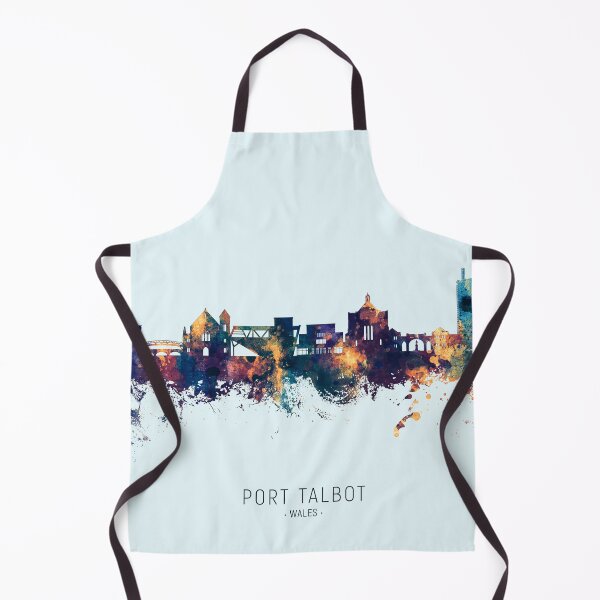 Item preview, Port Talbot Wales Skyline designed and sold by ArtPrints.
