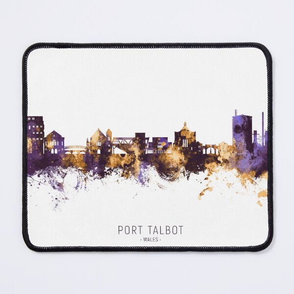 Item preview, Port Talbot Wales Skyline designed and sold by ArtPrints.