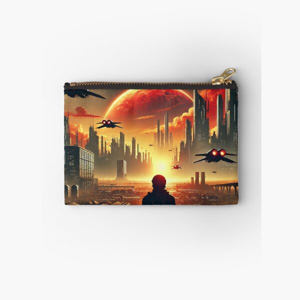 Item preview, Dystopian Sunset Cityscape designed and sold by Lutrex.