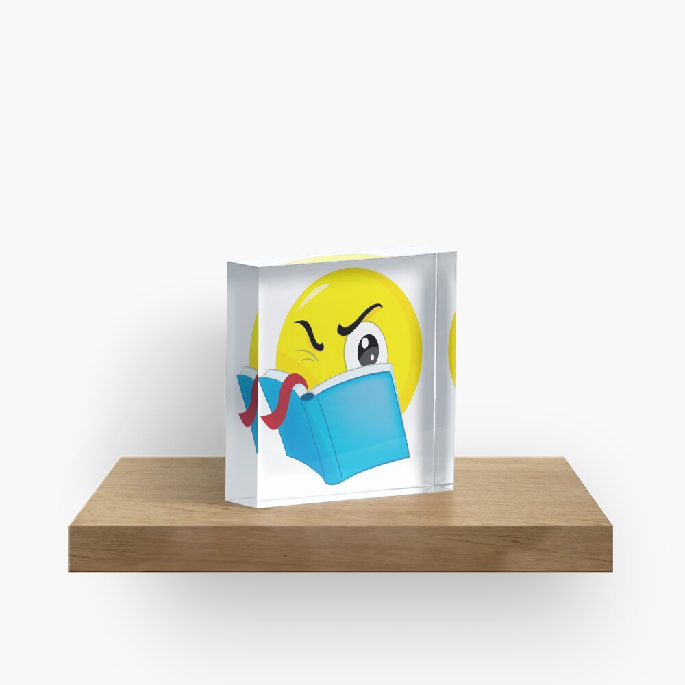 emoticon read Acrylic Block