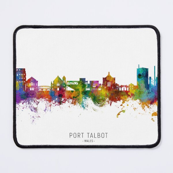 Item preview, Port Talbot Wales Skyline designed and sold by ArtPrints.
