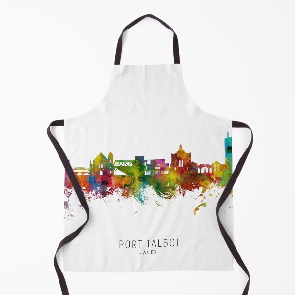 Item preview, Port Talbot Wales Skyline designed and sold by ArtPrints.