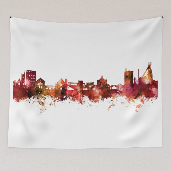 Item preview, Port Talbot Wales Skyline designed and sold by ArtPrints.