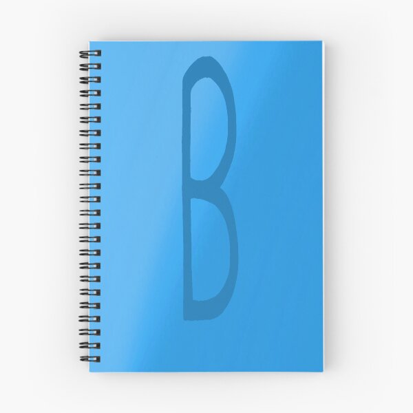 Item preview, Light Blue B with Gradient Background designed and sold by MusicQueen17.