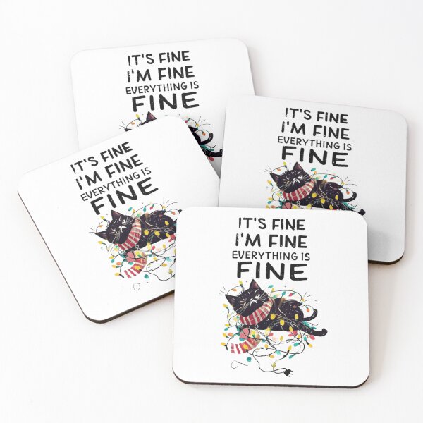 Item preview, Everything is Fine - Funny Quote Design - Gift for pet lover  designed and sold by Colorful-Garden.
