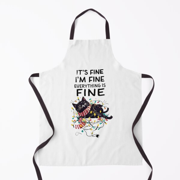 Item preview, Everything is Fine - Funny Quote Design - Gift for pet lover designed and sold by Colorful-Garden.