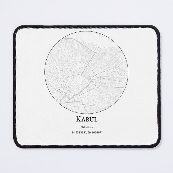 Item preview, Topography of Kabul designed and sold by JohnnysHeath.