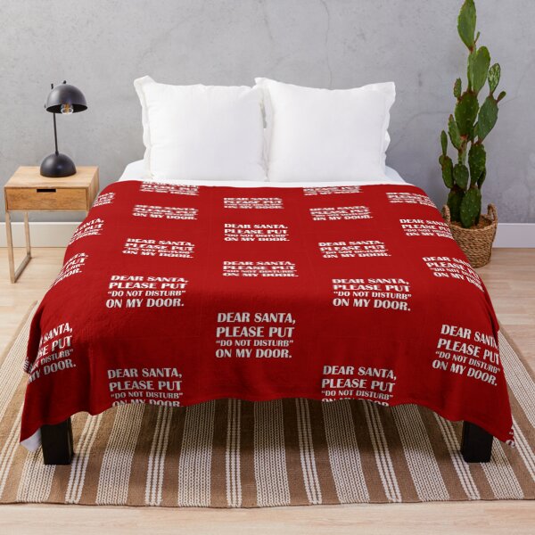 Item preview, Dear Santa, Put “Do Not Disturb” On My Door: Red Edition / Introvert Joke Funny T-Shirt Label designed and sold by introvertvibes.