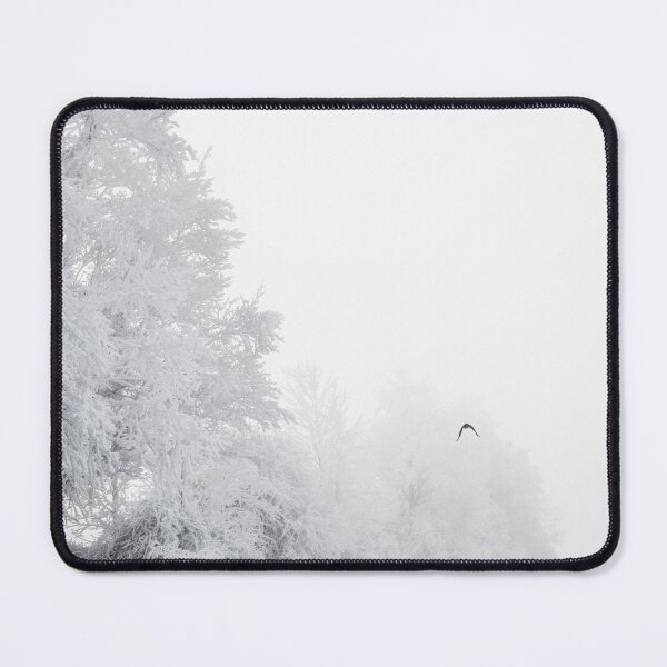 Item preview, Bird Over Ice-Covered Field designed and sold by Brooke T Ryan Photographic Art.