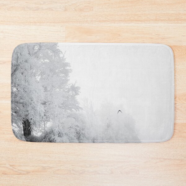 Item preview, Bird Over Ice-Covered Field designed and sold by Brooke T Ryan Photographic Art.