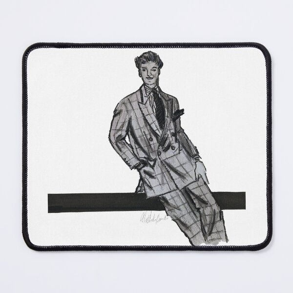 Item preview, Man in double-breasted suit fashion wear! designed and sold by natholegdesigns.