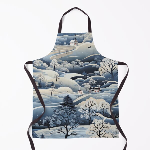 Item preview, Snow-covered village. Winter landscape. designed and sold by MagelliShop.