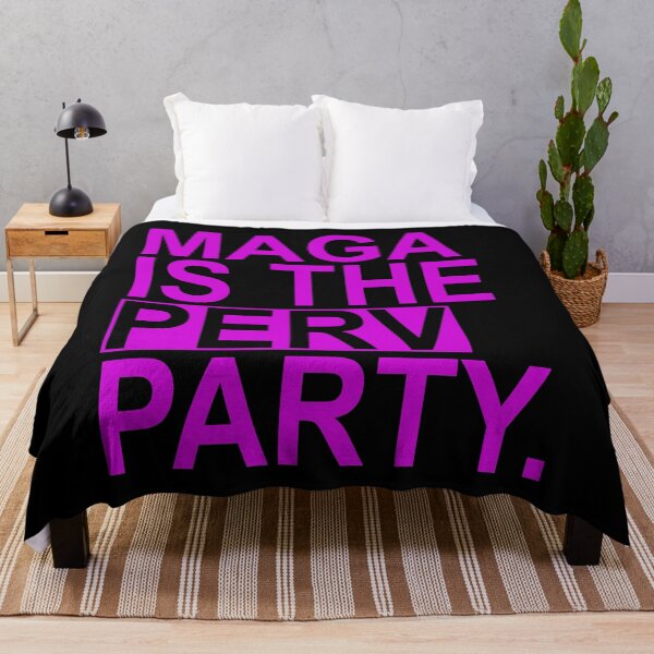 Item preview, Maga is the Perv Party (violet) designed and sold by Thelittlelord.