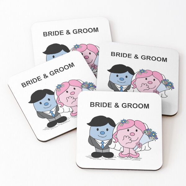 Item preview, Little Miss and Mr Bride and Groom Wedding designed and sold by Scat the cat.