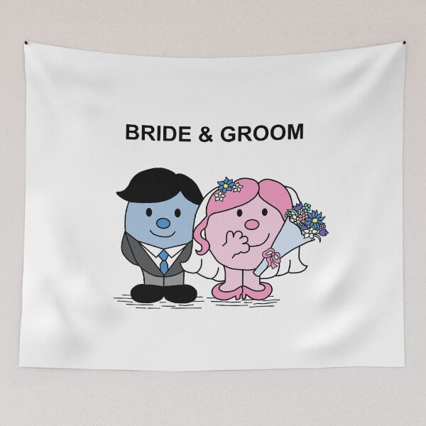 Item preview, Little Miss and Mr Bride and Groom Wedding designed and sold by Scat the cat.