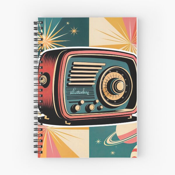 Item preview, Sticker T-Shirt Design Trending: VINTAGE RADIO designed and sold by ForeverPrintsOK.