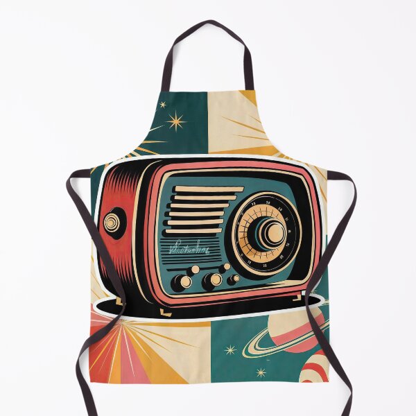 Item preview, Sticker T-Shirt Design Trending: VINTAGE RADIO designed and sold by ForeverPrintsOK.