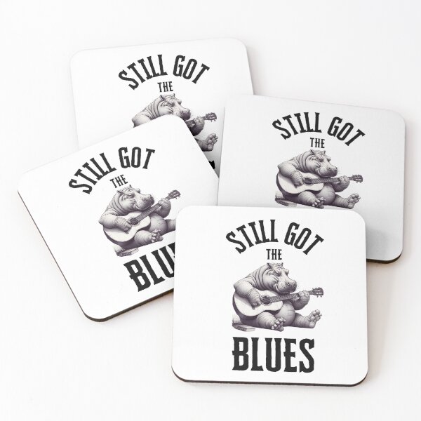 Item preview, Blues Guitar Hippo designed and sold by Pogglecards.