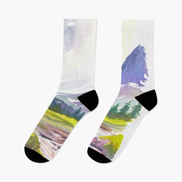 Item preview, Serene Scottish Highlands Landscape with Loch and Heather designed and sold by artshop77.