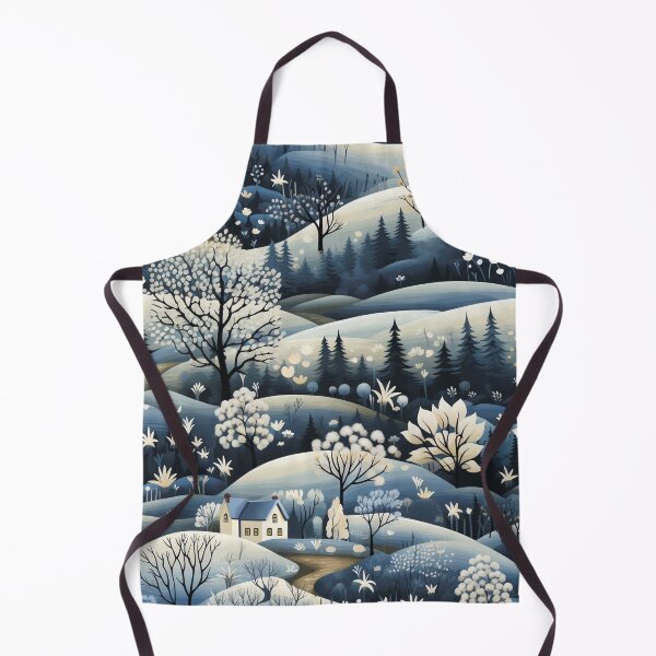 Item preview, Snow-covered village. Winter landscape. designed and sold by MagelliShop.