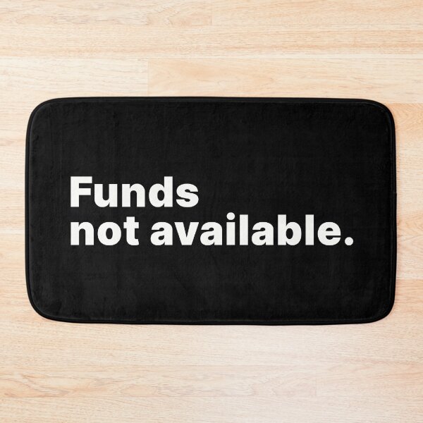 Item preview, Funds not available | White text designed and sold by ThingsOnTees.