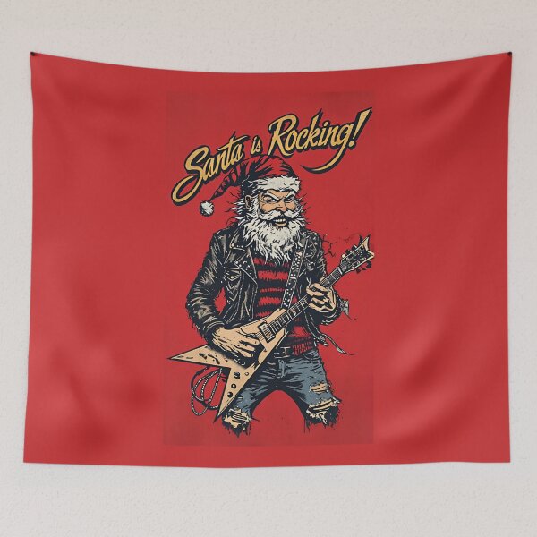 Item preview, Santa is rocking designed and sold by fmbenevides.