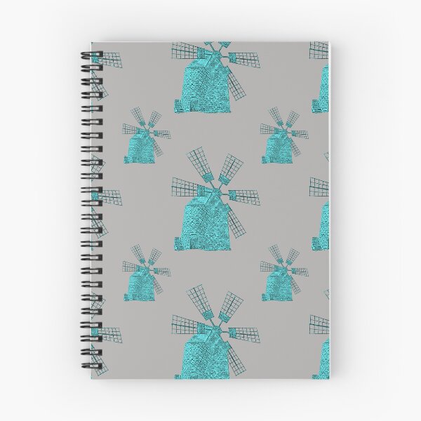 Item preview, Windmill Wisdom: A vintage-inspired pattern featuring a weathered windmill, symbolizing resilience and the passage of time. designed and sold by Grang Art Artistic Designs.
