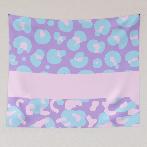 Item preview, Soft pastel coloured leopard print pattern designed and sold by BritishDelights.
