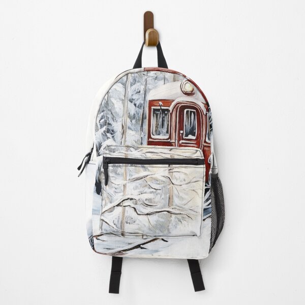 Item preview, The Scarlet Express in Snowfall designed and sold by NomadicDreamer.