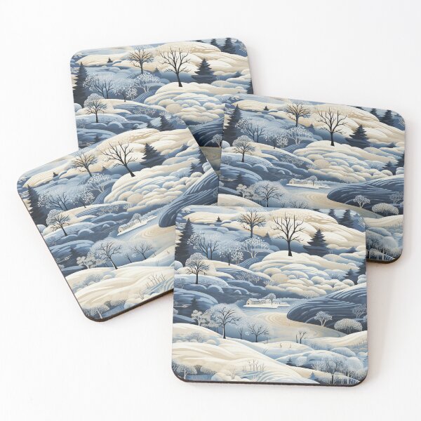 Item preview, Snow-covered village. Winter landscape. designed and sold by MagelliShop.