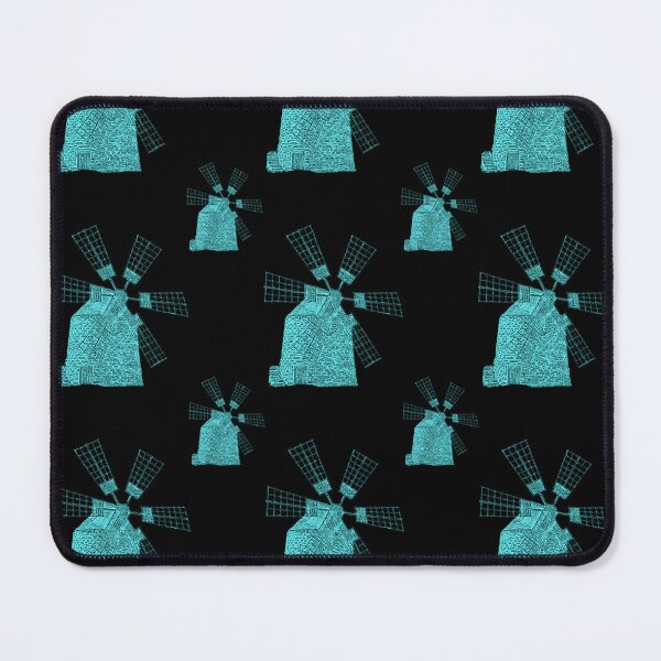 Item preview, Rustic Windmill Wisdom: A vintage-inspired pattern featuring a weathered windmill, symbolizing resilience and the passage of time. designed and sold by Grang Art Artistic Designs.