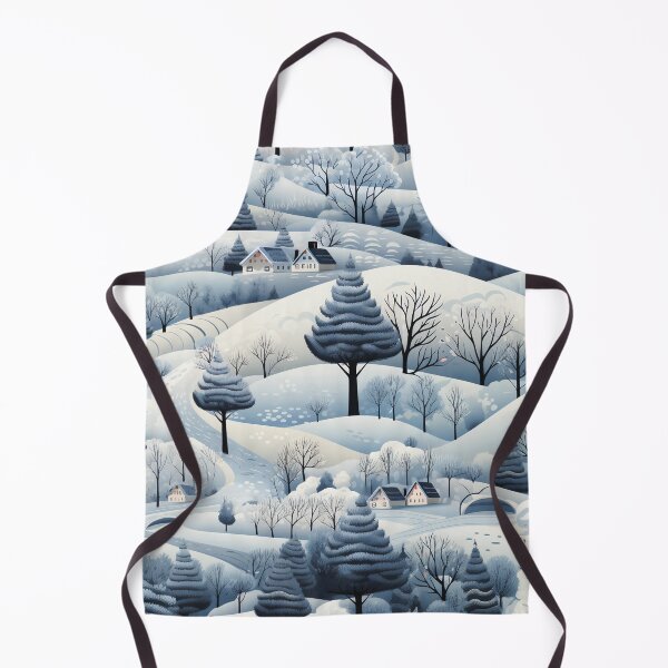 Item preview, Snow-covered village. Winter landscape. designed and sold by MagelliShop.