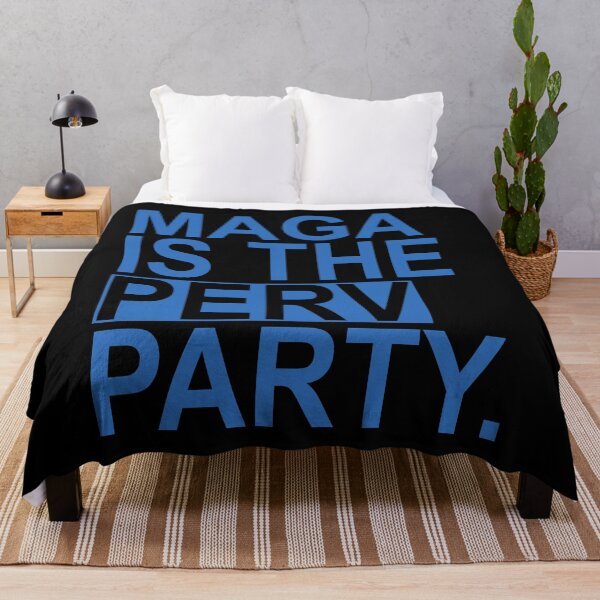 Item preview, Maga is the Perv Party (blue) designed and sold by Thelittlelord.