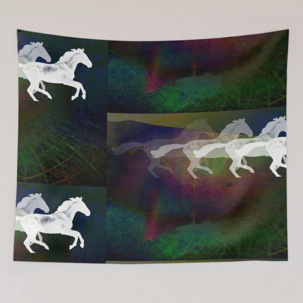 Item preview, Horse in Motion IV designed and sold by MAMA LXXVIII: Art by Marsailhe Milward.