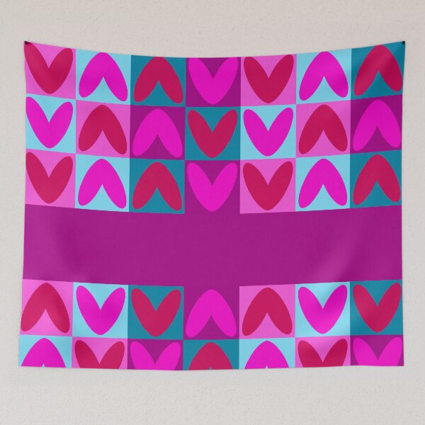 Item preview, Plush valentine heart pattern designed and sold by BritishDelights.