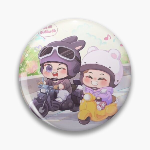 Item preview, BTS V & Jungkook Sticker - Taekook Sticker  designed and sold by MK3-.