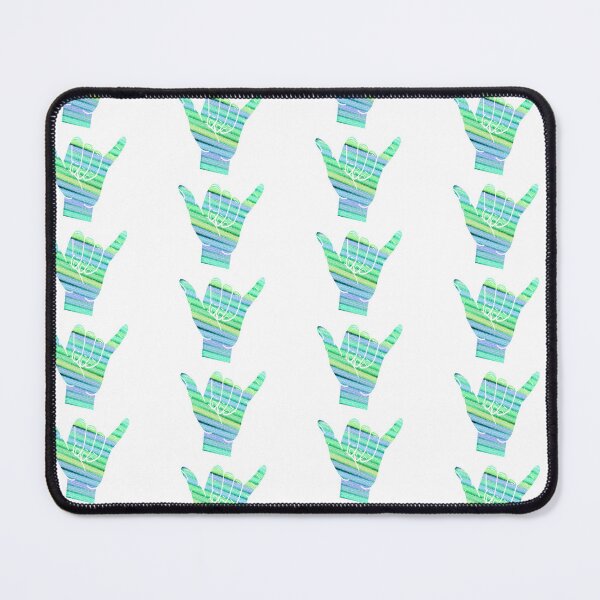 Item preview, shaka sign hand - cool colors designed and sold by HarrisonDesign.